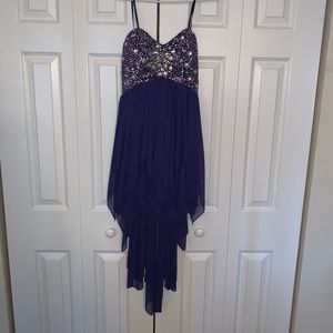 Purple short cocktail/prom dress